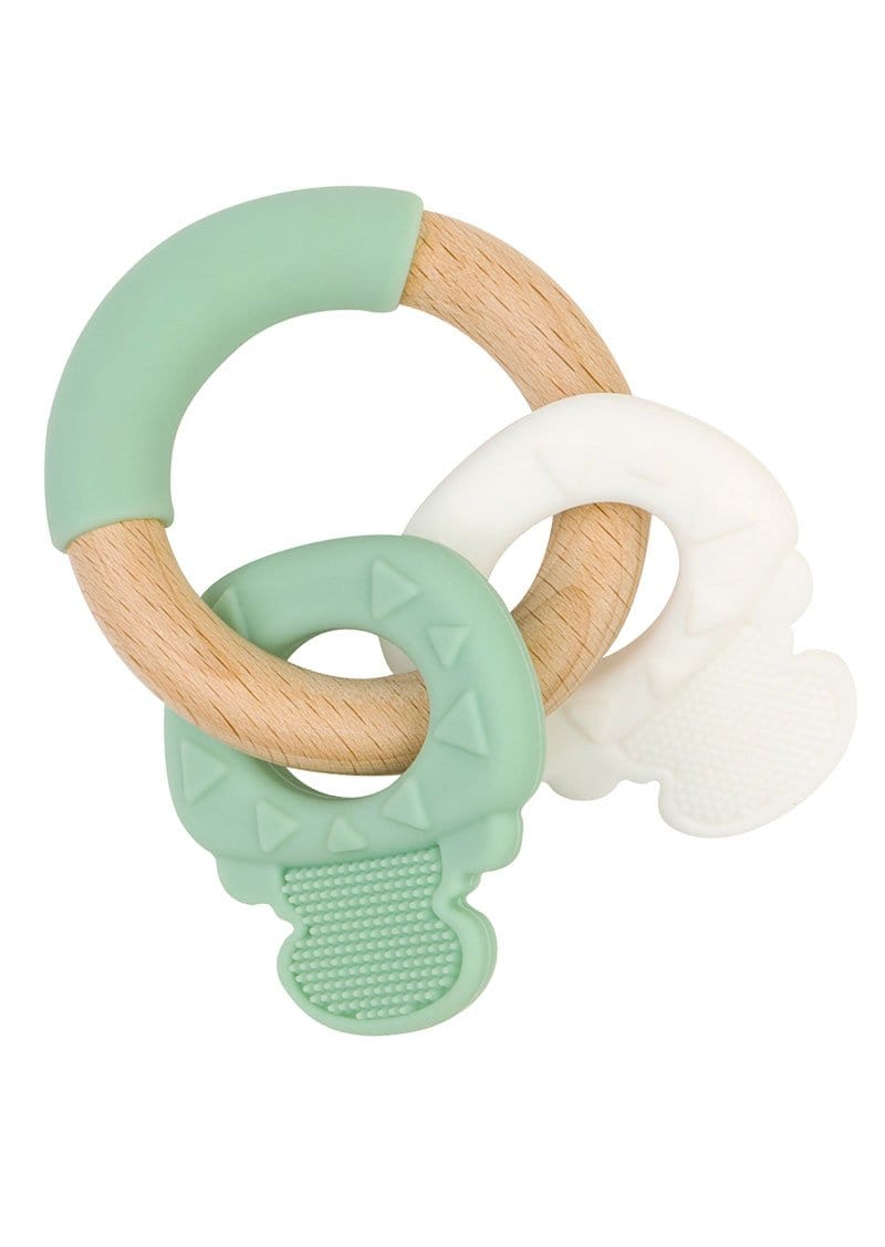 Saro Baby Madrid- NATURE TOY “KEYS” Teether- Mint 咬咬鎖匙扣玩具