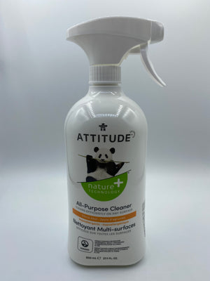 Attitude Canada- All Purpose Cleaner-Citrus Zest 800ml （家居多用途清潔噴霧800ml  - 柑橘味）