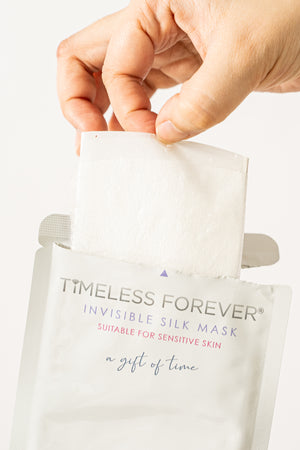 Timeless Forever®Invisible Silk Mask 隱形蠶絲面膜（1盒5片）- 美白，保水，收毛孔，淡紋