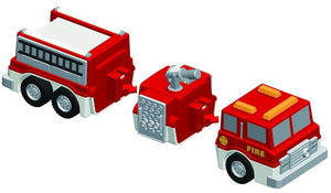 Popular Playthings Mix or Match Vehicles Fire and Rescue 美國Popular Playthings磁石配對拼砌玩具-救火救護