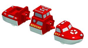 Popular Playthings Mix or Match Vehicles Fire and Rescue 美國Popular Playthings磁石配對拼砌玩具-救火救護