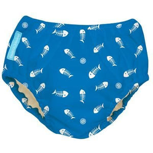 Charlie Banana USA 2-in-1 Swim Diaper & Training Pants Fish Sticks Blue Small 兩用泳褲及學習褲（細碼）