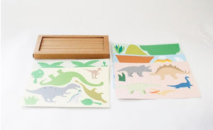 IKSK Design Korea - Landscape Box Dinosaur 韓國x法國品牌紙具創意玩具 （恐龍）