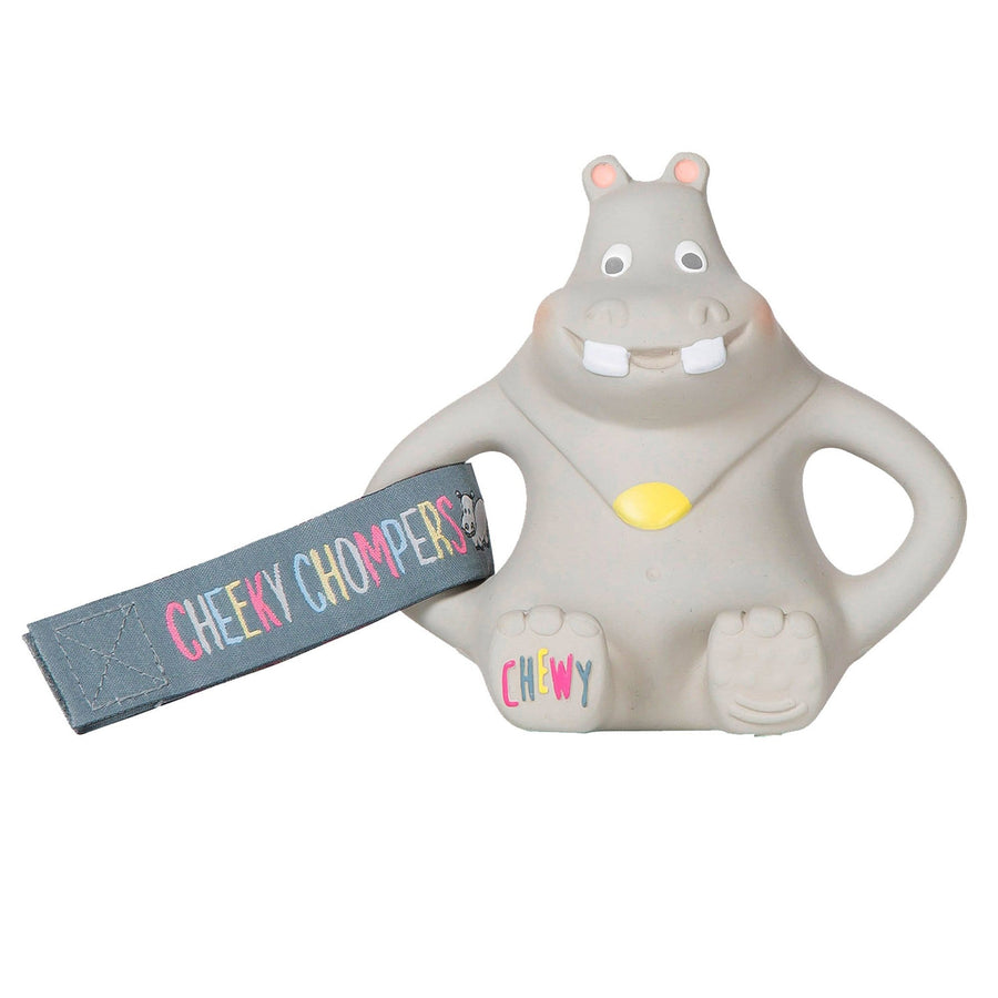 Cheeky Chompers UK- Chewy Teething Toy - Hippo 英國品牌河馬牙膠玩具