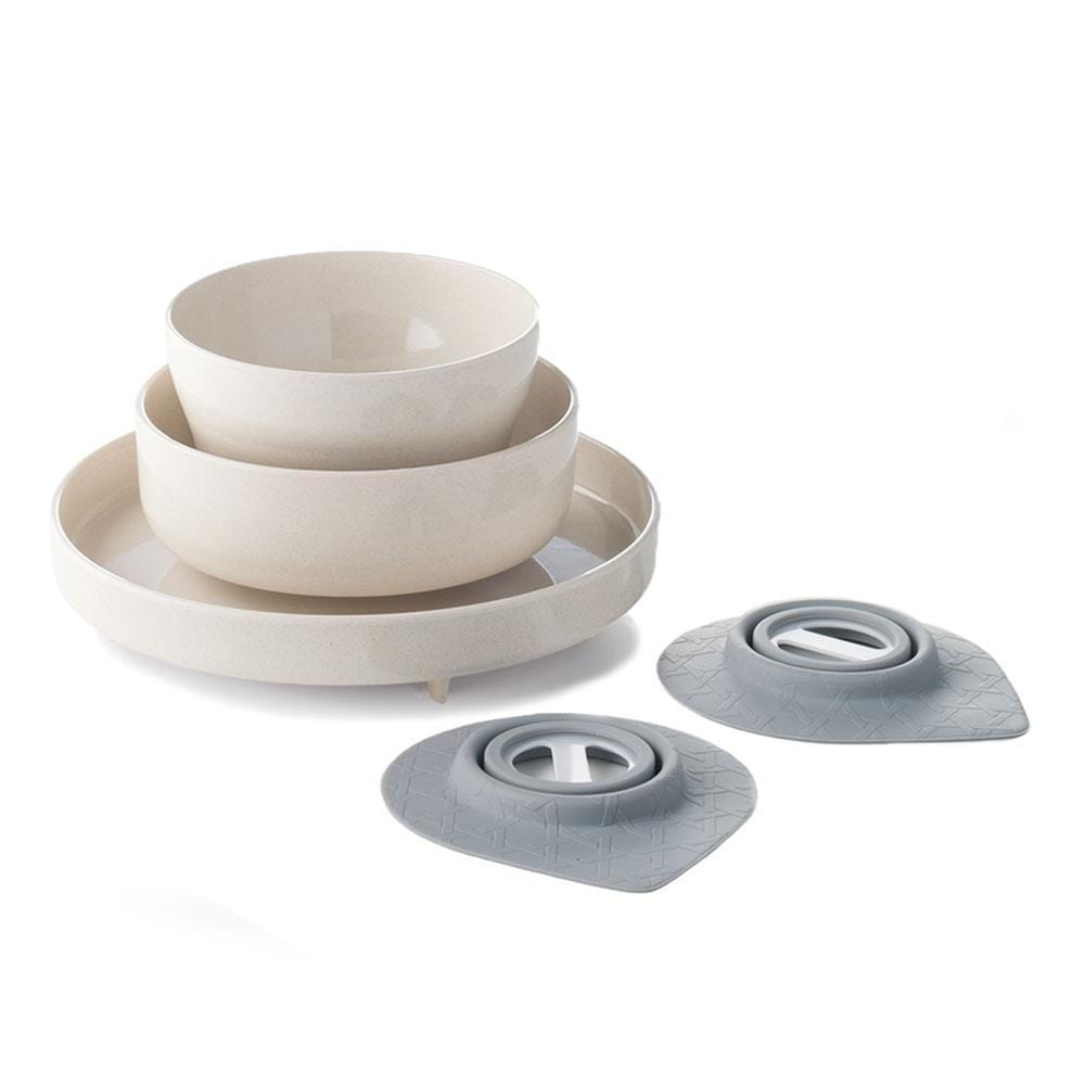 Miniware Taiwan Eating Master Set - Natural Bamboo 台灣Miniware天然植物製餐用盤套裝