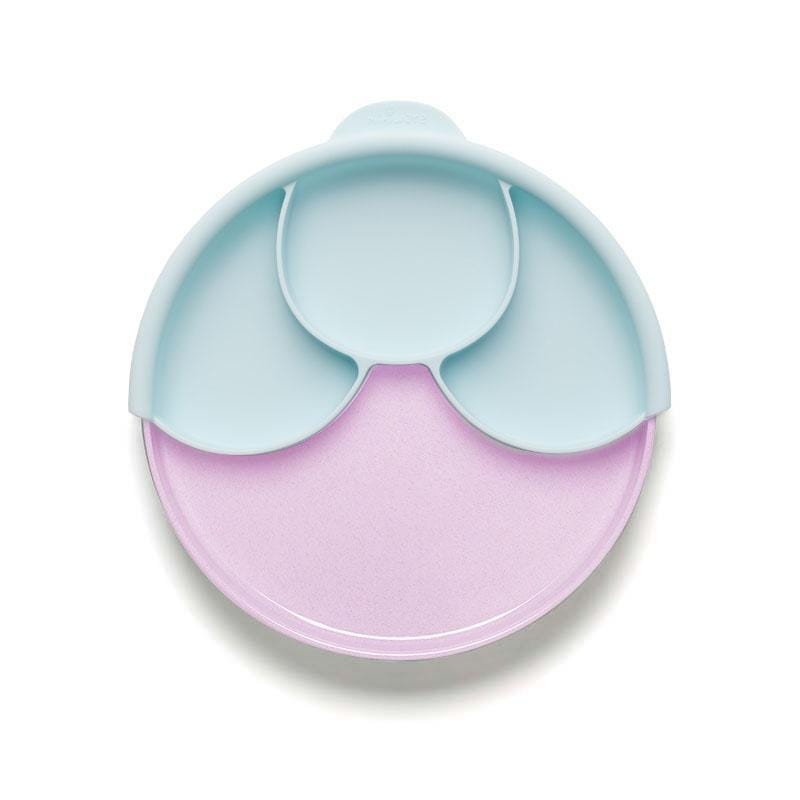 Miniware Taiwan Smart Divider Plate Set - Cherry Blossom+Mint 台灣Miniware 天然無害智慧型食物分隔盤