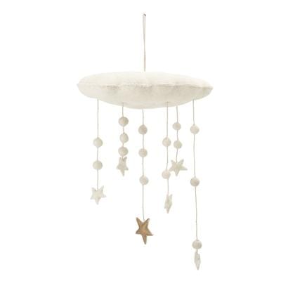 Bloomingville Denmark- Mobile, Multi-color, Wool 丹麥品牌嬰兒床頭掛飾（羊毛制）