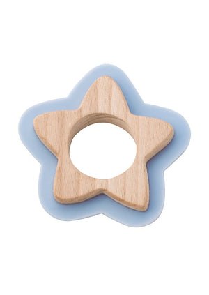 Saro Baby Madrid-NATURE TOY: STAR TEETHER - Blue 咬咬星星形牙膠玩具-藍色