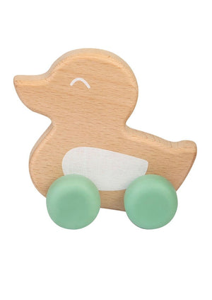Saro Baby Madrid- NATURE TOY “DUCKY” Teether- Mint 小鴨咬咬玩具