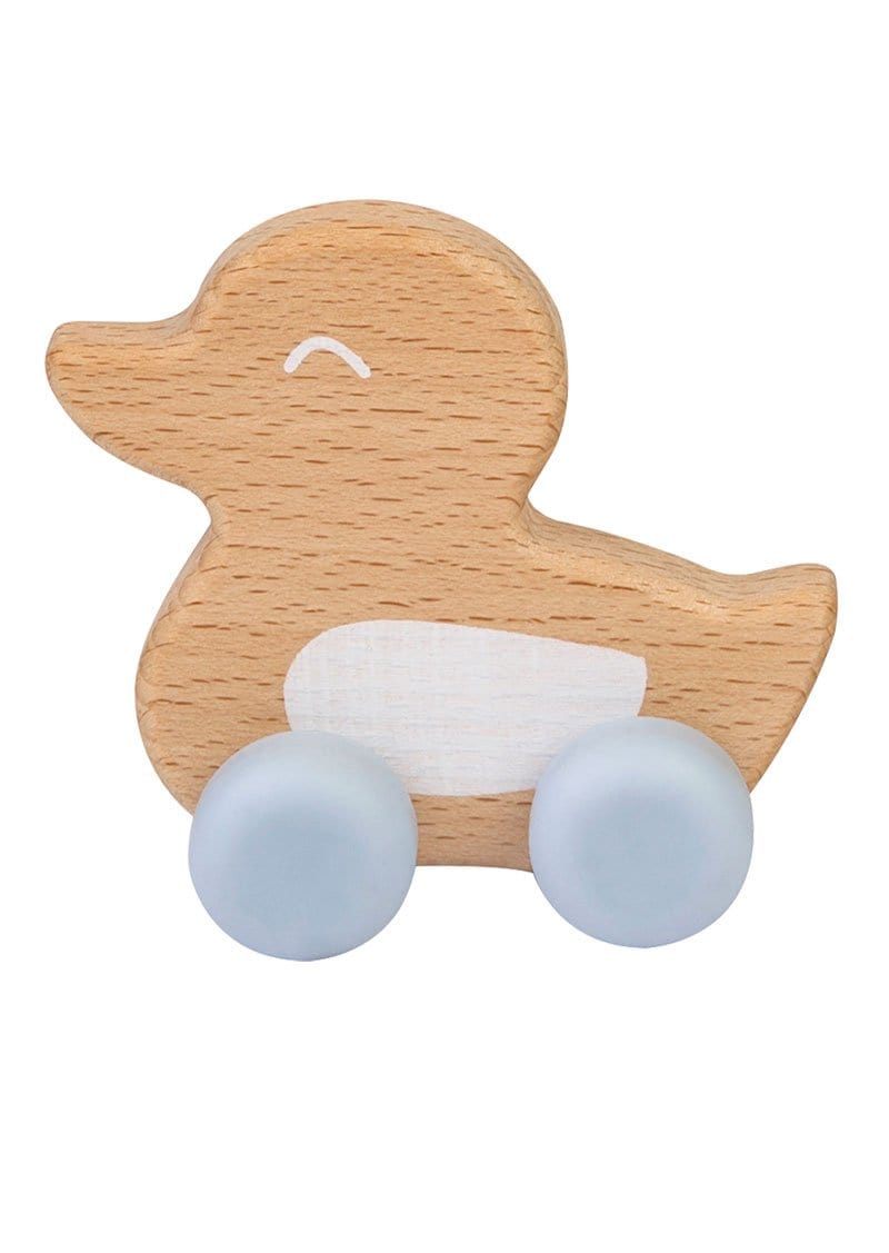 Saro Baby Madrid- NATURE TOY “DUCKY” Teether- Blue 小鴨咬咬玩具