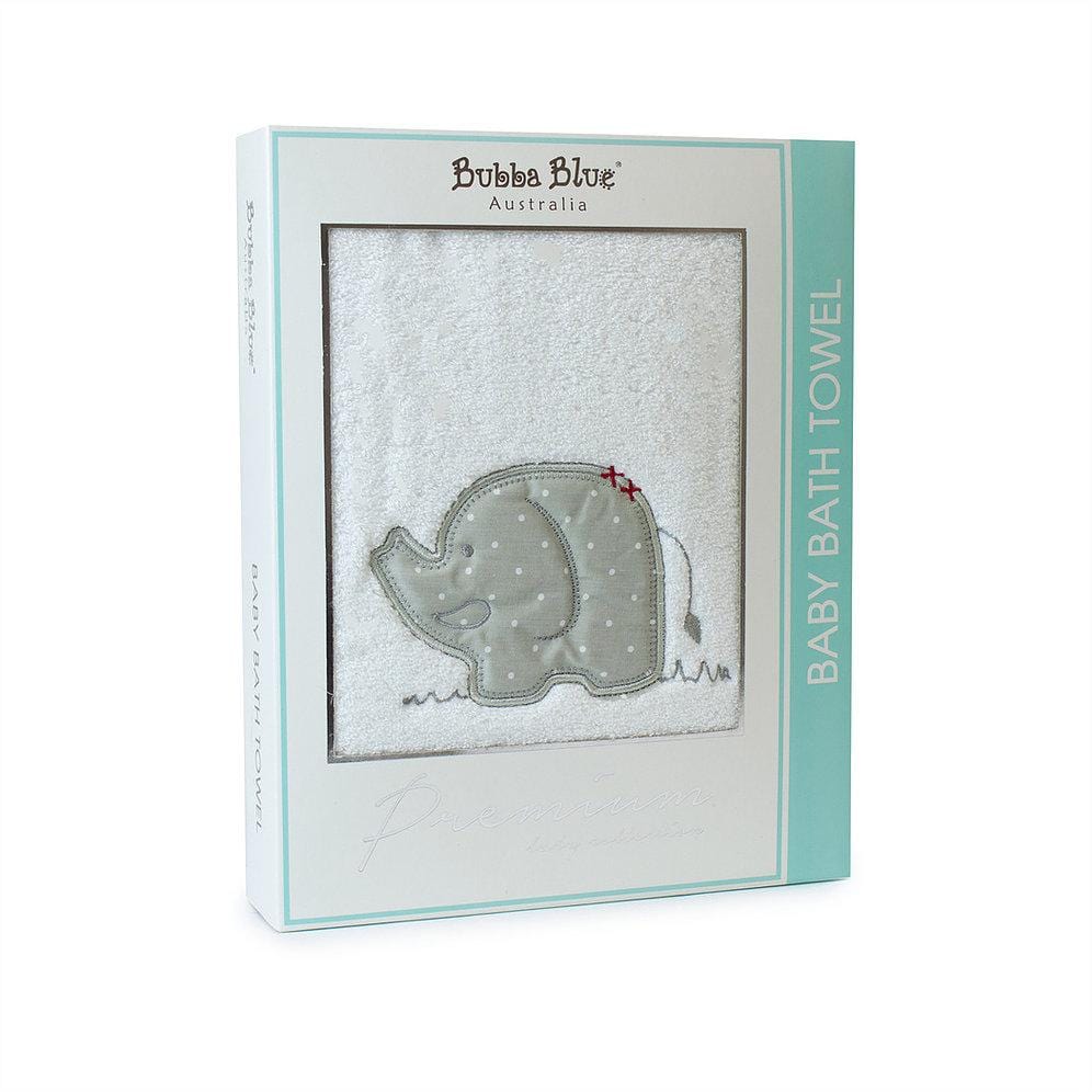 Bubba Blue Australia Petit Elephant Bath Towel (澳洲Bubba Blue 休閒大笨象系列-浴巾）