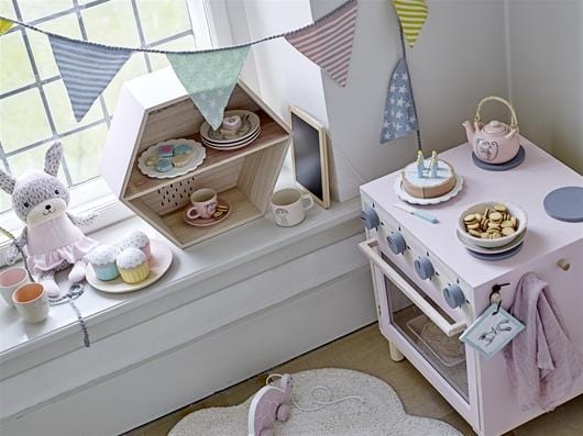 Bloomingville Denmark- Play Set, Cake, Multi-color, Lotus 丹麥品牌木製蛋糕兒童玩具