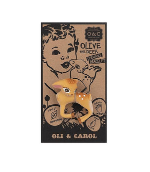 Oli & Carol Barcelona -OLIVE THE DEER Chewable Bracelet 西班牙Oli & Carol天然橡膠手鐲式牙膠