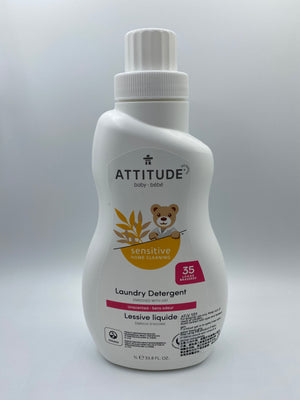 Attitude Canada- Sensitive Skin BABY Laundry Detergent ( Ezcema Friendly) 1L （敏感肌嬰兒專用洗衣液-濕疹肌膚適用）