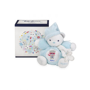 Kaloo France- Chubby Bear Aqua Small 18cm 法國品牌Kaloo 小熊（粉藍色）