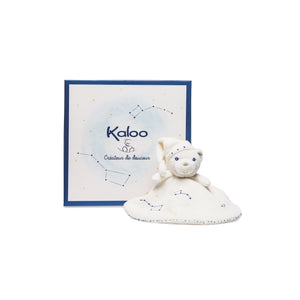 Kaloo France- Round Doudou Glow Bear 法國品牌Kaloo (特別版小熊與安撫巾）（米白色）